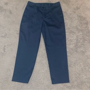 Worthington Slim Leg Dress Pants Womens 6P Slate Blue Cotton Blend NEW
